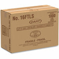 Dart Container 12-24 oz Foam Cup Straw-Slotted Lid with Lift n' Lock, White, 10 / Carton, DCC16FTLS
