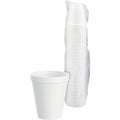 Dart Container J Cup 8 oz Insulated Foam Cups, White, 25 / Pack, DCC8J8