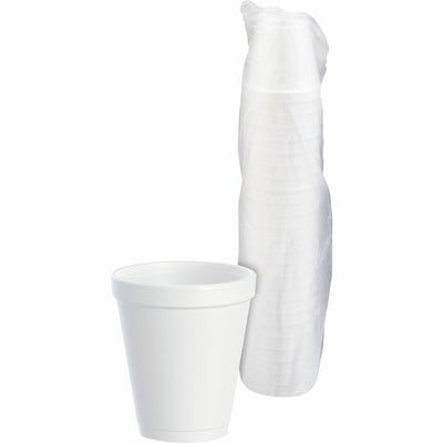 Dart Container J Cup 8 oz Insulated Foam Cups, White, 25 / Pack, DCC8J8