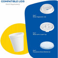 Dart Container J Cup 20 oz Insulated Foam Cups, White, 25 / Carton, DCC20J16