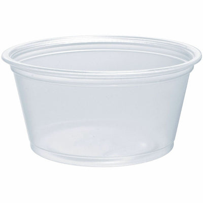 Dart Container Dart 2 oz PP Plastic Portion Container - Contact Clear, 20 / Carton, DCC200PC