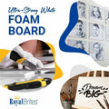 Geographics Royal Brites Foam Poster Board, White, 10 / Carton, GEO26831