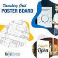 Geographics Royal Brites Gridboard Poster Board, White, 24 / Carton, GEO72709F