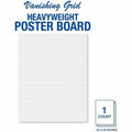 Geographics Royal Brites Gridboard Poster Board, White, 24 / Carton, GEO72709F