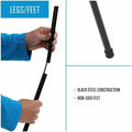 Lorell Presentation Easel, Black, LLR43027