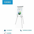 Lorell Presentation Easel, Silver, LLR43050