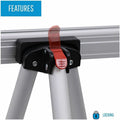 Lorell Presentation Easel, Silver, LLR43050