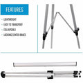 Lorell Presentation Easel, Silver, LLR43050