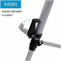 Lorell Presentation Easel, Silver, LLR43050