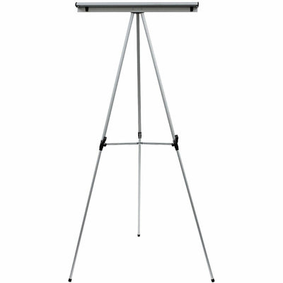 Lorell Presentation Easel, Silver, LLR43050