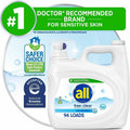 Henkel all Free Clear Liquid Laundry Detergent, 4 / Carton, DIA47463CT