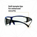 3M SecureFit Protective Eyewear, Gray, MMMSF401XSGAFBL
