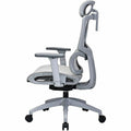 Lorell Ripley All-Mesh High-Back Chair with Articulating Lumbar Support, Gray, LLR63201