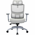 Lorell Ripley All-Mesh High-Back Chair with Articulating Lumbar Support, Gray, LLR63201