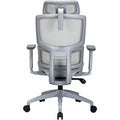 Lorell Ripley All-Mesh High-Back Chair with Articulating Lumbar Support, Gray, LLR63201