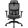 Lorell Ripley All-Mesh High-Back Chair with Articulating Lumbar Support, Black, LLR63200
