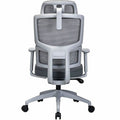 Lorell Ripley High Mesh-Back Chair with Articulating Lumbar Support, Gray, LLR63203