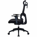 Lorell Ripley High Mesh-Back Chair with Articulating Lumbar Support, Black, LLR63202