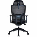 Lorell Ripley High Mesh-Back Chair with Articulating Lumbar Support, Black, LLR63202