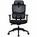 Lorell Ripley High Mesh-Back Chair with Articulating Lumbar Support, Black, LLR63202