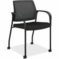 The HON HON Ignition Mesh Back/Mobile MP Stacking Chair, Black, HONIS107HIMCU10
