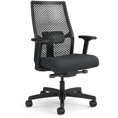 The HON Company HON Ignition ReActiv Back Task Chair - Fabric Seat, Basalt, HONI2MRL2BS23TK