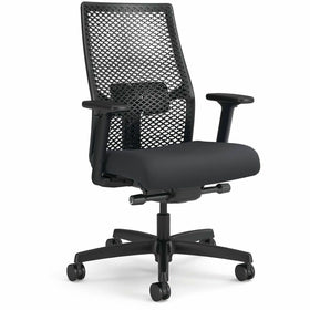 The HON HON Ignition ReActiv Back Task Chair - Fabric Seat, Basalt, HONI2MRL2BS23TK