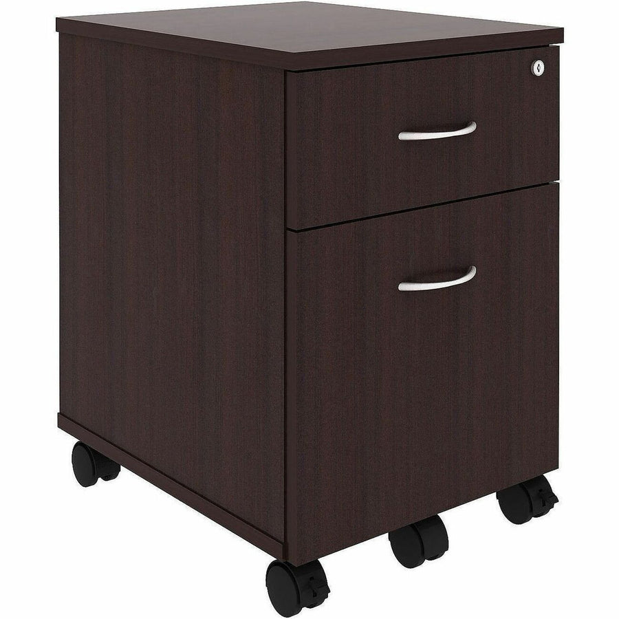 Lorell File Cabinet, Espresso, Mobility, LLR18247