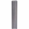 Lorell Weathered Charcoal Laminate Bookcase, LLR69631