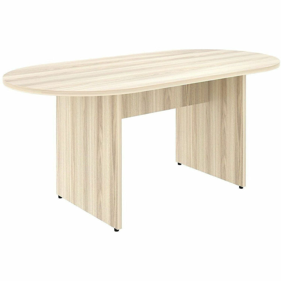 Lorell Essentials Oval Conference Tables, 1.3" Thickness - Table Top, Laminate, LLR66370