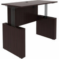 Lorell Essentials 60" Sit-to-Stand Desk Shell, Brown, LLR69641