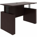 Lorell Essentials 60" Sit-to-Stand Desk Shell, Brown, LLR69641