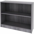 Lorell Weathered Charcoal Laminate Bookcase, LLR69630