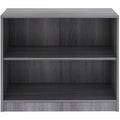 Lorell Weathered Charcoal Laminate Bookcase, LLR69630