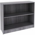 Lorell Weathered Charcoal Laminate Bookcase, LLR69630