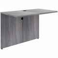 Lorell Weathered Charcoal Laminate Desking, Other, LLR69529