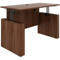 Lorell Essentials 60" Sit-to-Stand Desk Shell, Brown, LLR69640