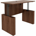 Lorell Essentials 60" Sit-to-Stand Desk Shell, Brown, LLR69640