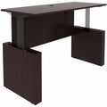 Lorell Essentials 72" Sit-to-Stand Desk Shell, Brown, LLR69643