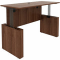 Lorell Essentials 72" Sit-to-Stand Desk Shell, Brown, LLR69642