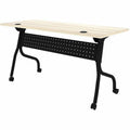 Lorell Modern Elm/Black Flip-Up Training Tables, Other, LLR66376