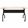 Lorell Modern Elm/Black Flip-Up Training Tables, Other, LLR66376