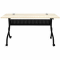 Lorell Modern Elm/Black Flip-Up Training Tables, Other, LLR66376