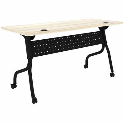 Lorell Modern Elm/Black Flip-Up Training Tables, Other, LLR66376