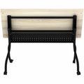 Lorell Modern Elm/Black Flip-Up Training Tables, Other, LLR66376