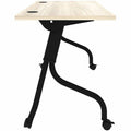 Lorell Modern Elm/Black Flip-Up Training Tables, Other, LLR66376