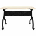 Lorell Modern Elm/Black Flip-Up Training Tables, Other, LLR66377