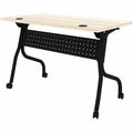 Lorell Modern Elm/Black Flip-Up Training Tables, Other, LLR66377