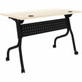 Lorell Modern Elm/Black Flip-Up Training Tables, Other, LLR66377