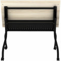 Lorell Modern Elm/Black Flip-Up Training Tables, Other, LLR66377